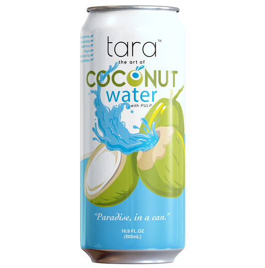 Tara Pure Coconut Water, With Pulp, 16.9 fl.oz (12pk)