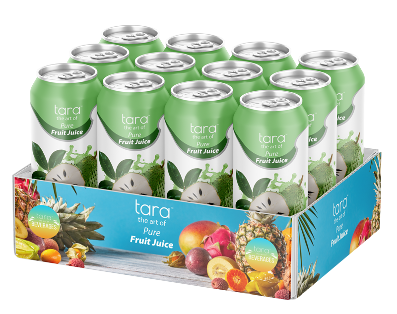 Tara Pure Guanabana Juice With Pulp, No Added Sugar, 16.9 fl.oz (12pk)